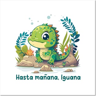 Hasta mañana, Iguana Posters and Art